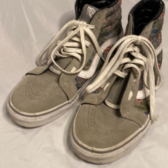 Vans Sneaker High Top suede Floral Sk8-Hi Men's size 10  Women 11.5 - Picture 3 of 8